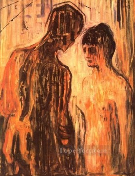 Edvard Munch Painting - cupid and psyche 1907 Edvard Munch